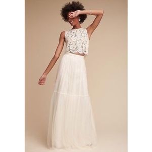 NWT BHLDN IVORY BLYTHE SKIRT